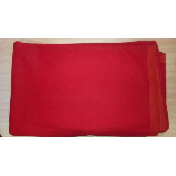 Hospital Blanket (satin Lined) / Red/Camel 1900gm